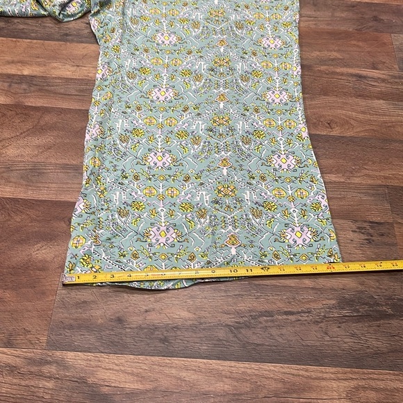 NEW ♥️ Anthropologie Maeve Green Floral Pants - Picture 14 of 15